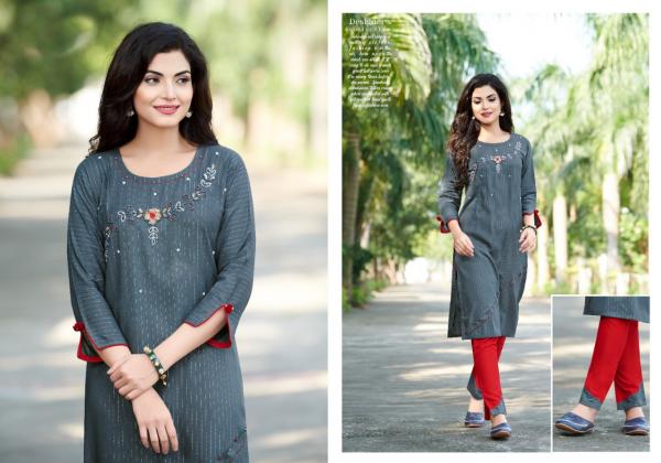 kayaa Vol 2 Rayon Katha Work Designer Exclusive Kurti collection